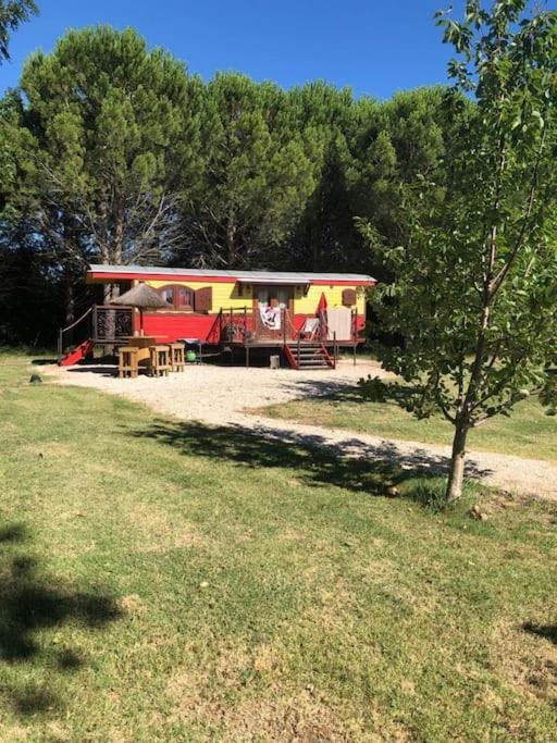 Le Pont Rouge Roulotte Villa Sylvéréal Kültér fotó